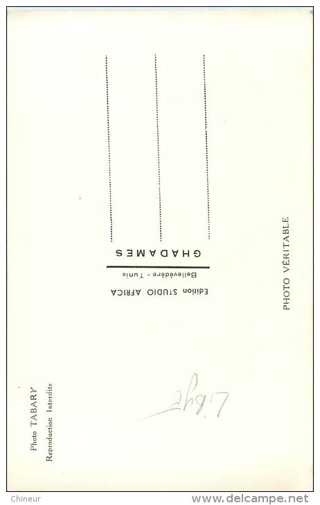 LIBYE GHADAMES - Libyen