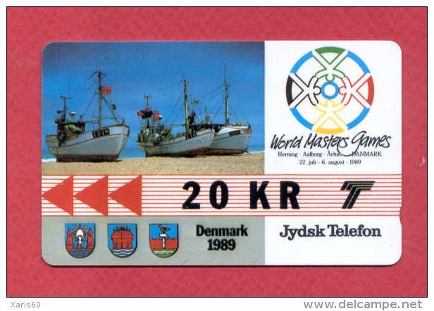 DENMARK:DK-JS-01 World Masters Games (1989). 2JYDA 20 Kr - Danimarca