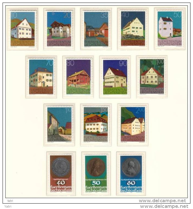 Liechtenstein - 1978 Annata Completa / Complete Year Set **/MNH VF - Années Complètes