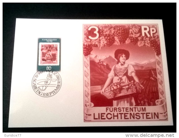 FDC LIECHTENSTEIN 6 - Stamped Stationery