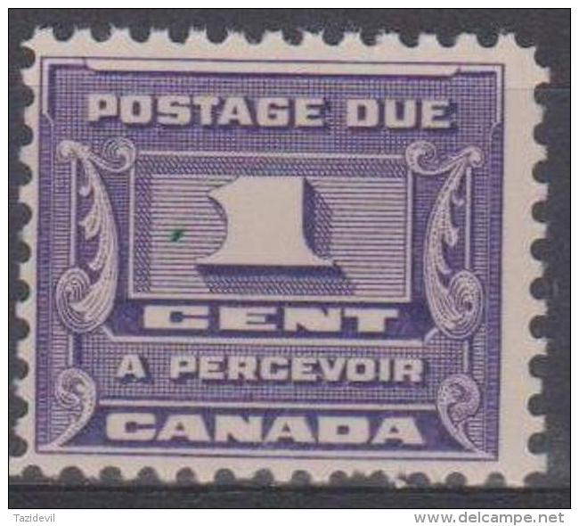 CANADA - 1934 1c Postage Due. Scott J11. Superb MNH ** - Port Dû (Taxe)