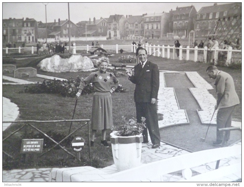 Photo Originale 17.5 X 23.5 Mini Golf Sur Rouen - Altri & Non Classificati