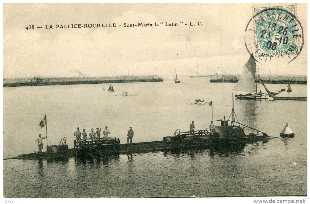 SOUS MARIN(LUTIN) LA PALLICE ROCHELLE - Sous-marins