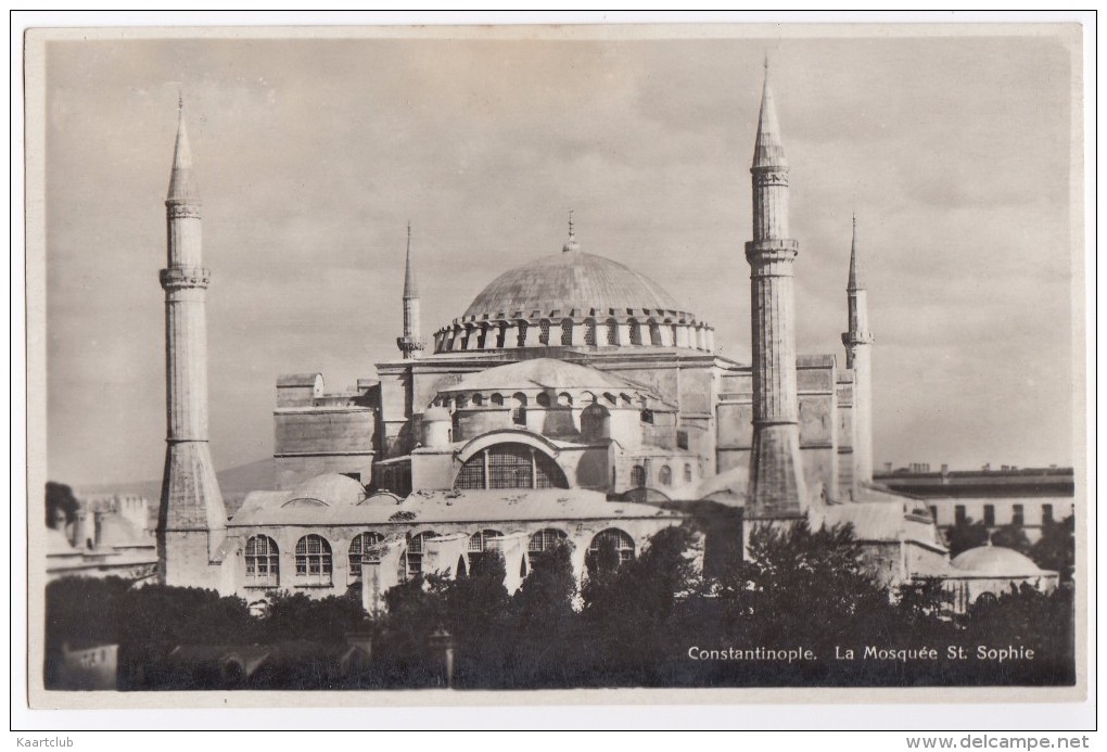 Constantinople - La Mosquée St. Sophie   -  (Türkiye) - Turkije