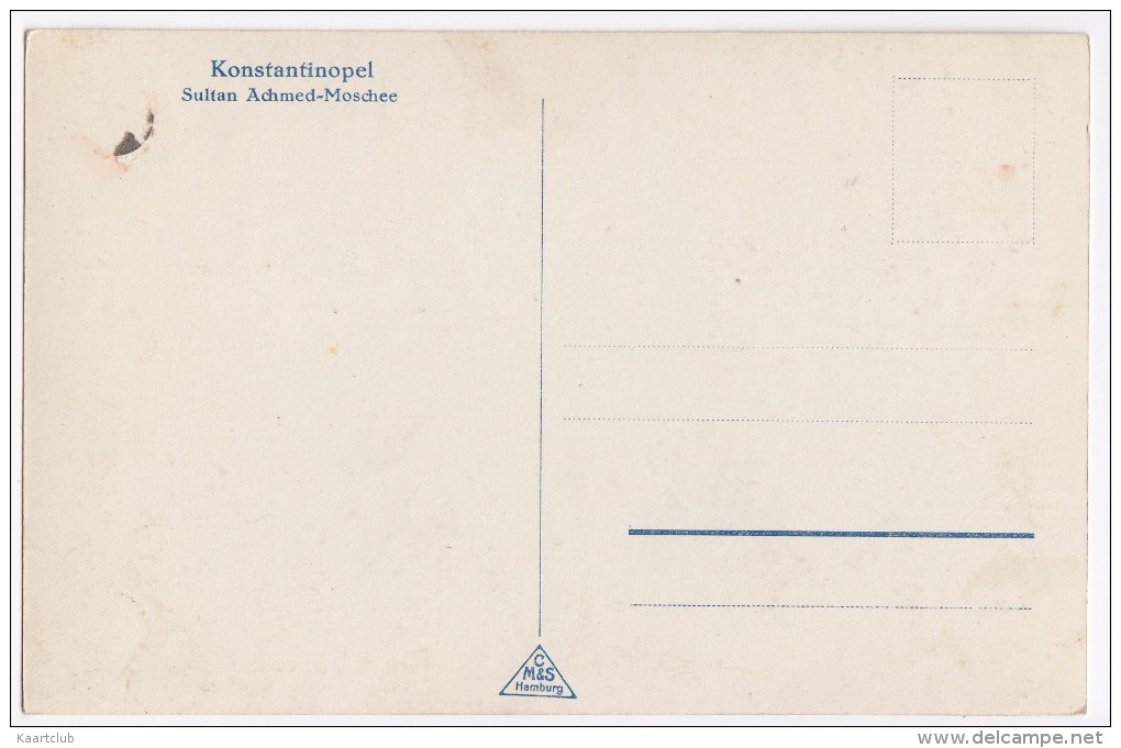 Konstantinopel - Sultan Ahmed-Moschee  -  (Türkiye) - Turkije