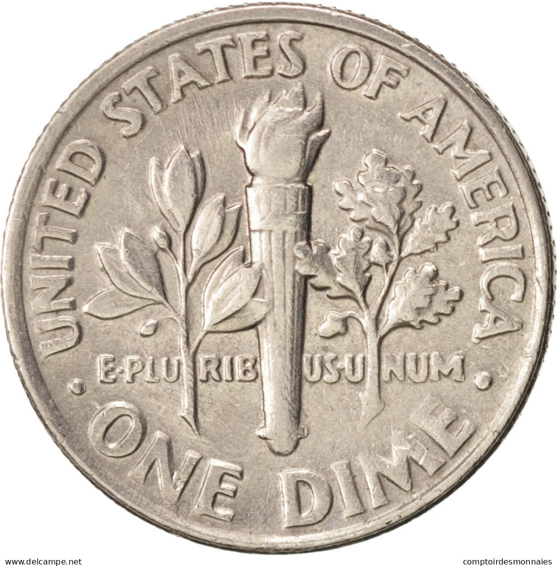 Monnaie, États-Unis, Roosevelt Dime, Dime, 1987, U.S. Mint, Philadelphie, TTB+ - 1946-...: Roosevelt