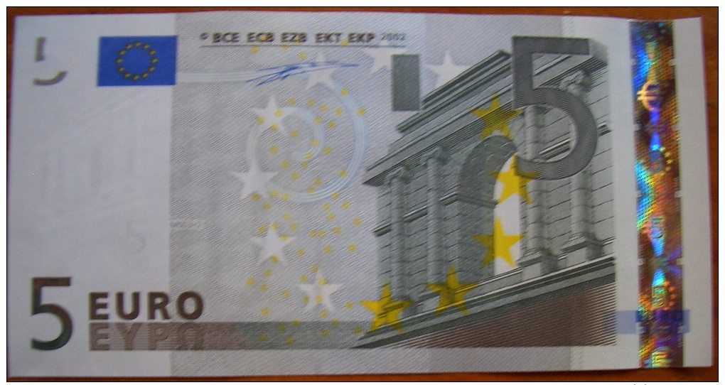 UN BILLETE DE 5 EUROS ESPAÑA ( V ) FIRMA DUISENBERG DE LOS PRIMEROS AÑO 2002 SERIE M003 S/C PLANCHA RIGUROSA - 5 Euro
