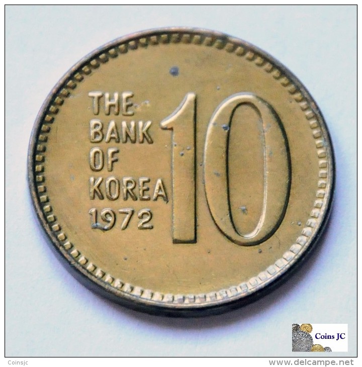 Corea Del Sur - 10 Won - 1972 - Corea Del Sud