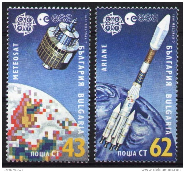 Europa CEPT 1991 BULGARIA Space - Fine Set MNH - 1991