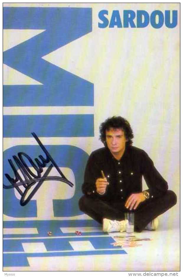 SARDOU, Autographe - Entertainers