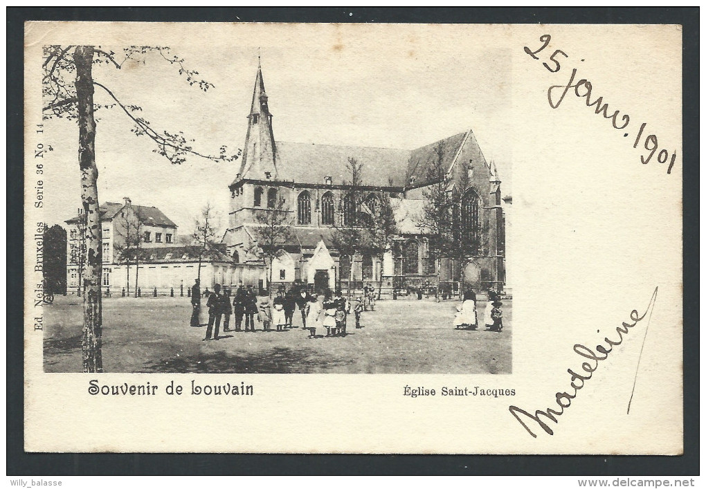 CPA - Souvenir De LOUVAIN - LEUVEN - Eglise St Jacques - Nels Série 36 N° 14   // - Leuven