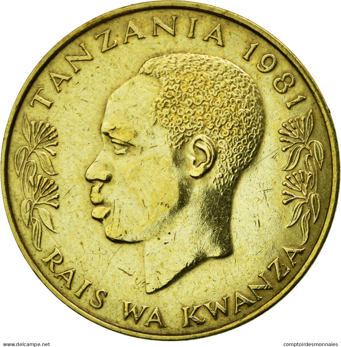 Monnaie, Tanzania, 20 Senti, 1981, TTB+, Nickel-brass, KM:2 - Tanzanie