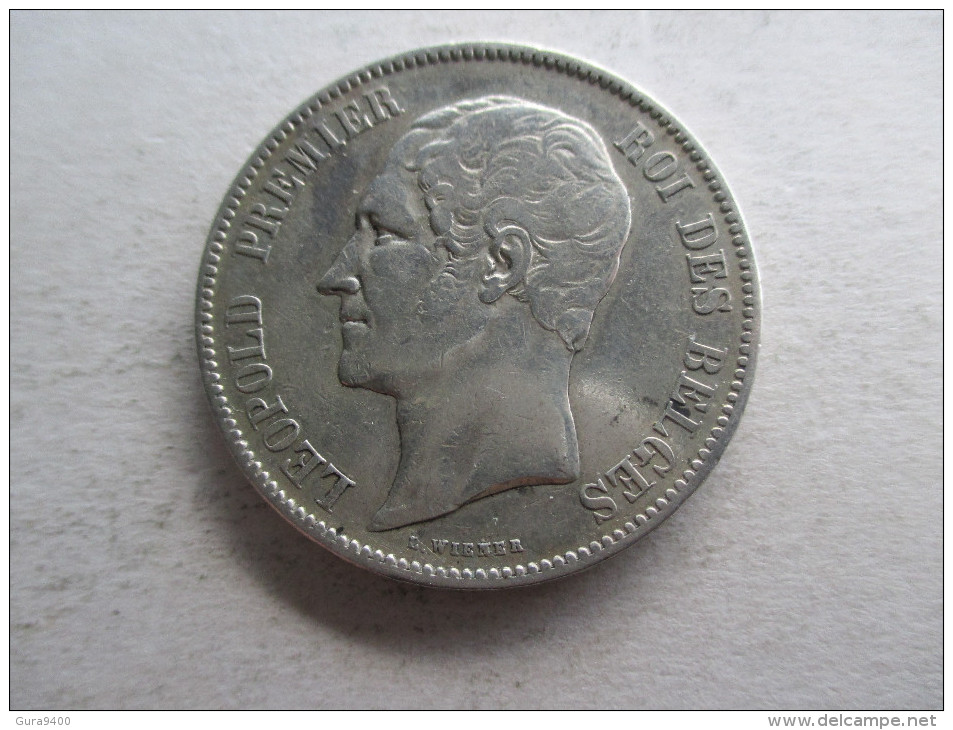 Belgique 5 Francs 1853 - 5 Francs