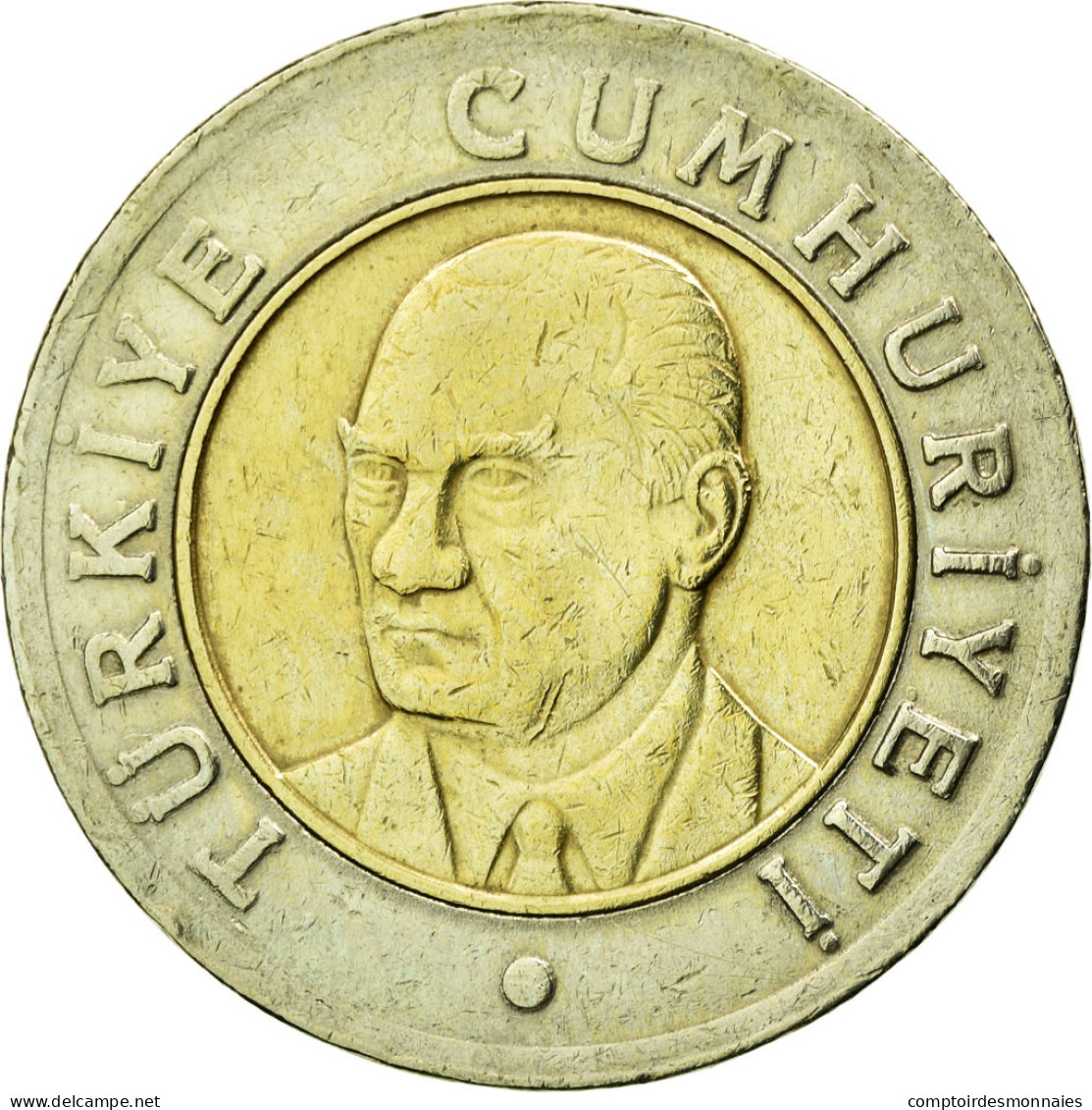 Monnaie, Turquie, New Lira, 2005, Istanbul, TTB, Bi-Metallic, KM:1169 - Turquie