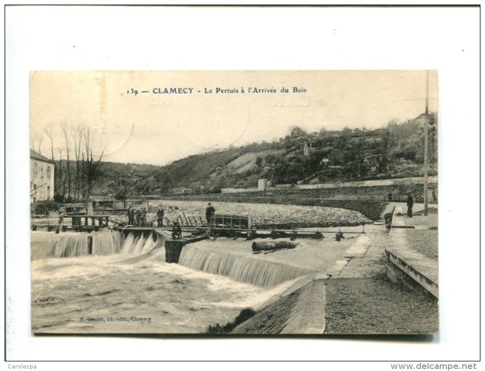 CP _ CLAMECY (58) LE PERTUIS A L ARRIVEE DU BOIS - Clamecy