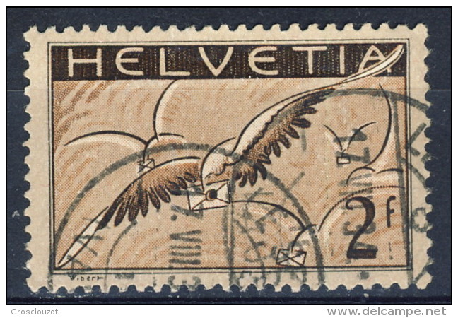 SVIZZERA PA 1929 N. A15 F. 2 Usato Catalogo &euro; 27 - Usati