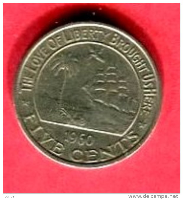 5 CENT 1960 ( KM 13) TB  4 - Liberia