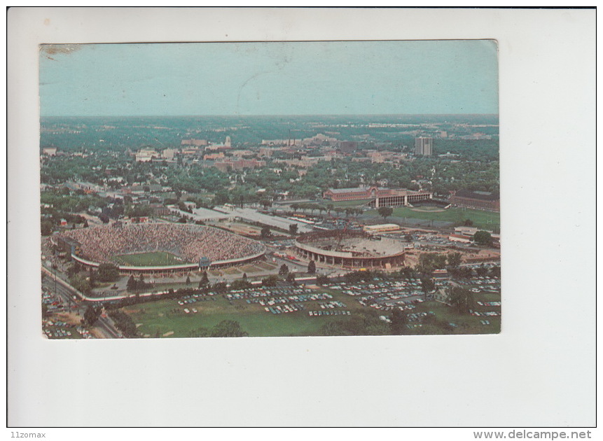 Athletic Campus Ann Arbor Michigen Stadium, Postcard 1967  (st743) - Rugby