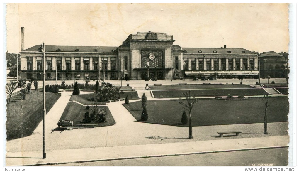 CPSM 68  MULHOUSE LA GARE 1956 - Mulhouse