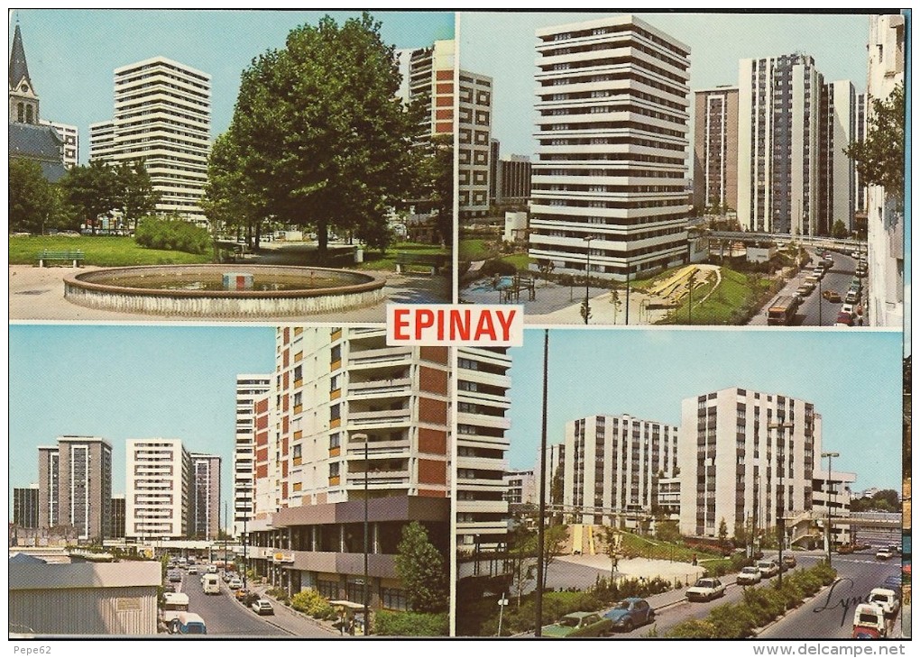 Epinay Sur Seine-les Immeubles-place Du 11 Novembre-rue Dumas-rue De Paris-rue Lacepede-cpm - Sonstige & Ohne Zuordnung