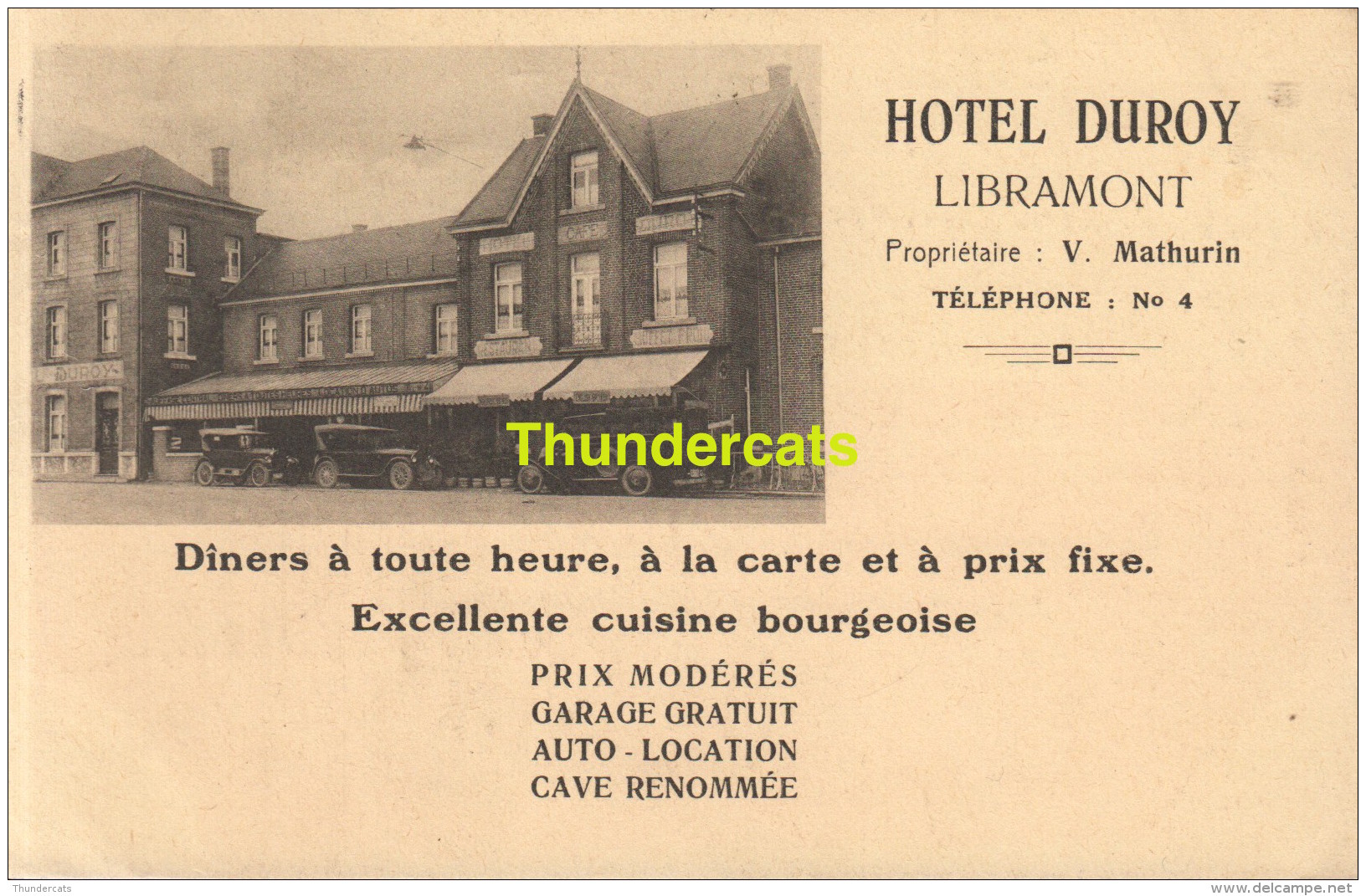 CPA  HOTEL DUROY LIBRAMONT - Libramont-Chevigny
