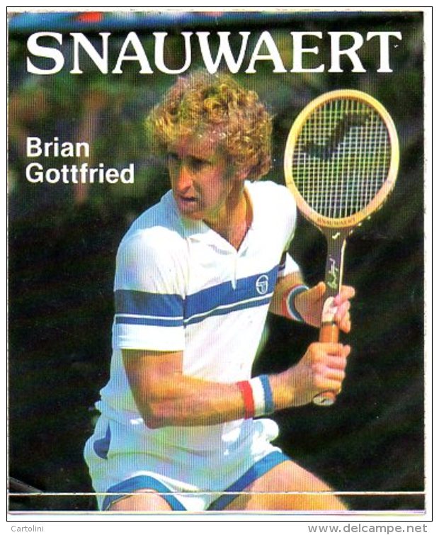 Sticker  Tennis Brian Gottfried  Autocollant Sport Reclame - Autres & Non Classés