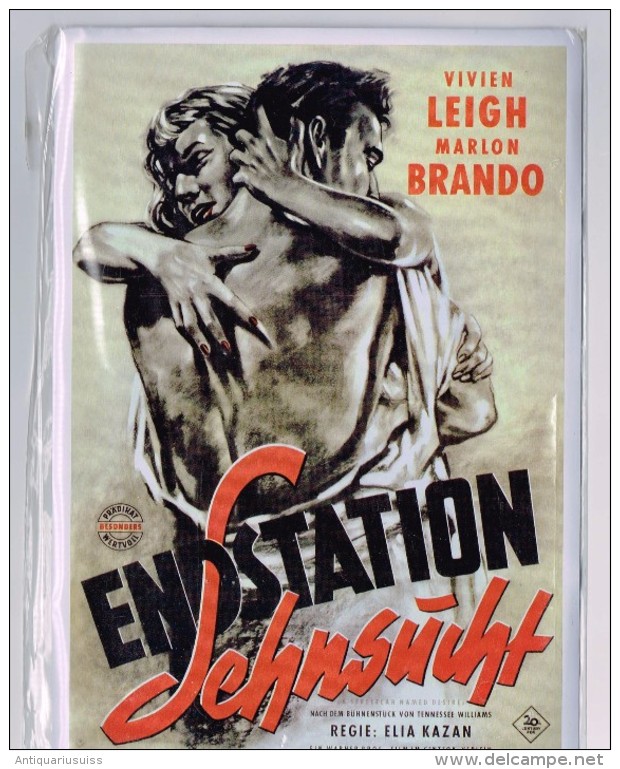 Endstation - Vivien Leigh - Marlon Brandon - Elia Kazan-20 Cm X 15 Cm !!! - Artistes