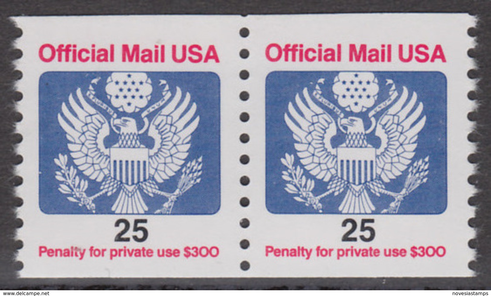 !a! USA Sc# O141 MNH Horiz.PAIR - Great Seal - Officials