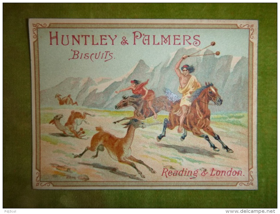 Chromo Chasse De La Gazelle - Biscuits HUNTLEY & PALMERS - Sonstige & Ohne Zuordnung