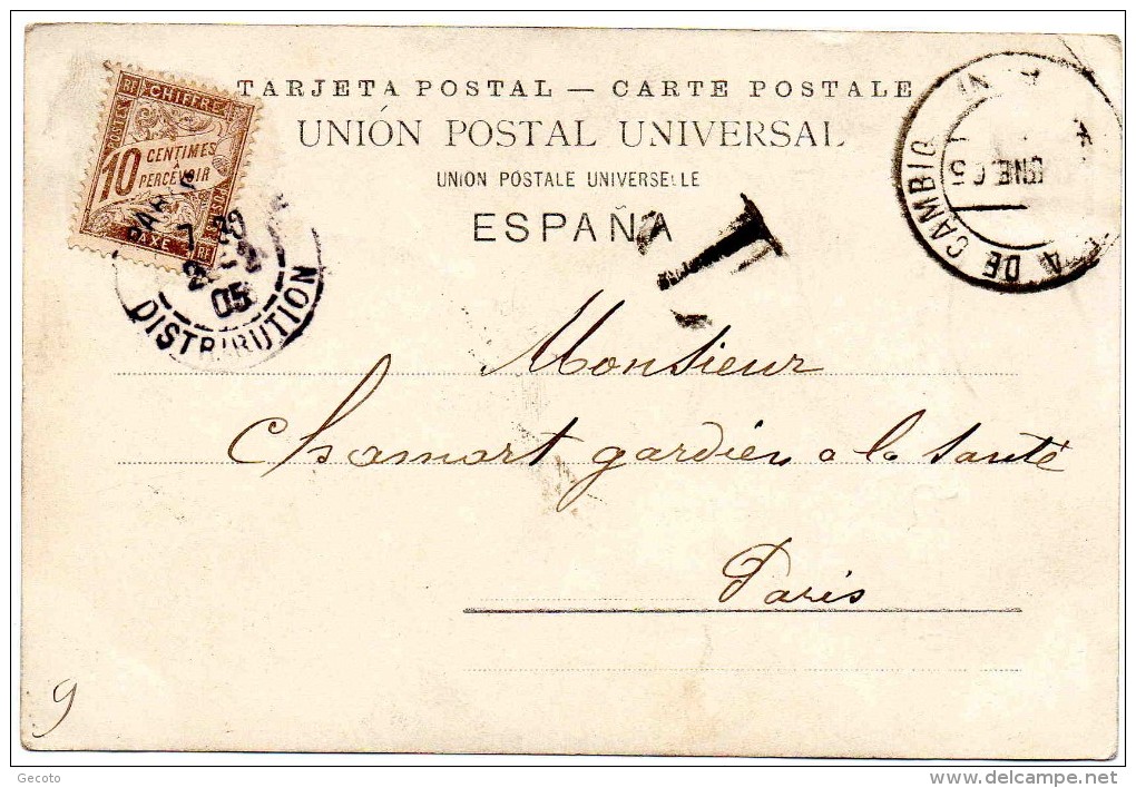 Fuenterrabia En 1905  - Viernes Santo El Sepulero - Cantabria (Santander)