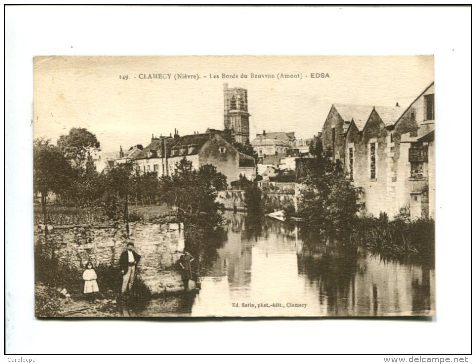 CP - CLAMECY (58) Les Bords Du Beuvron (amont) - Clamecy