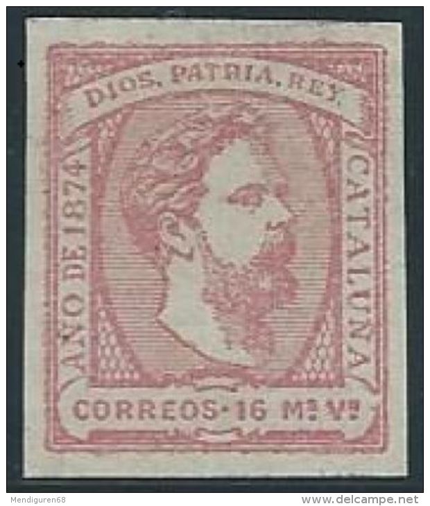 ESPAGNE ESPAÑA SPANIEN SPAIN ESPAÑA  1874 Carlos VII 16 Maravedíes ED 157 MI 5 YV 2 CATALUÑA SG 9 SC X4 - Carlistes