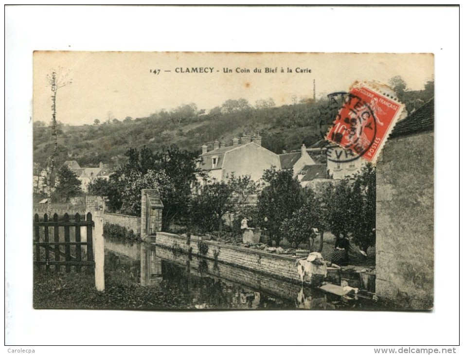 CP - CLAMECY (58) Un Coin Du Bief A La Carie - Clamecy