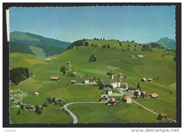 OBERIBERG SZ Schweizerisches GESELLENHAUS Flugaufnahme 1967 - Oberiberg