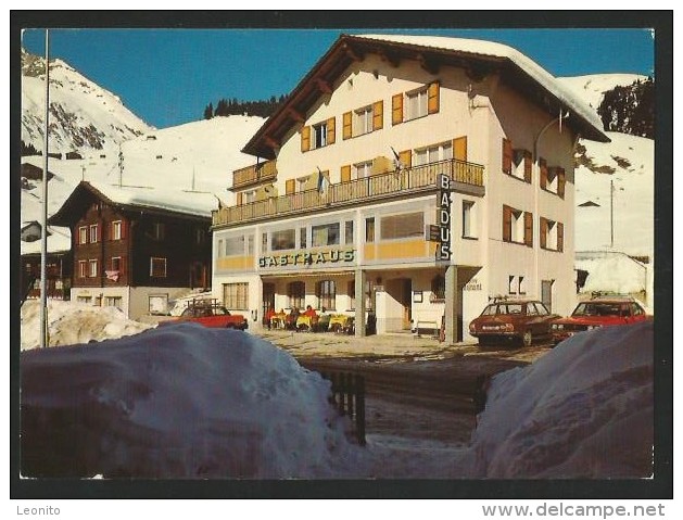 RUERAS GR Tujetsch Gasthaus Hotel Pension BADUS 1980 - Tujetsch