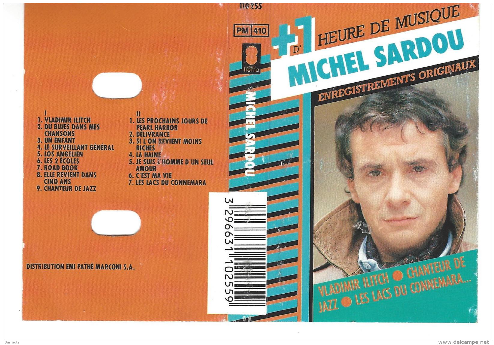 Michel SARDOU K-7  N° 110255 .voir Image 2 - Audiocassette