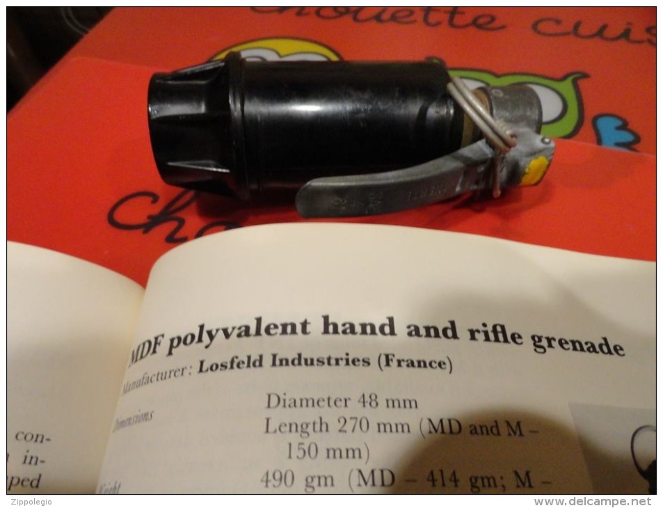 grenade polyvalente française inerte