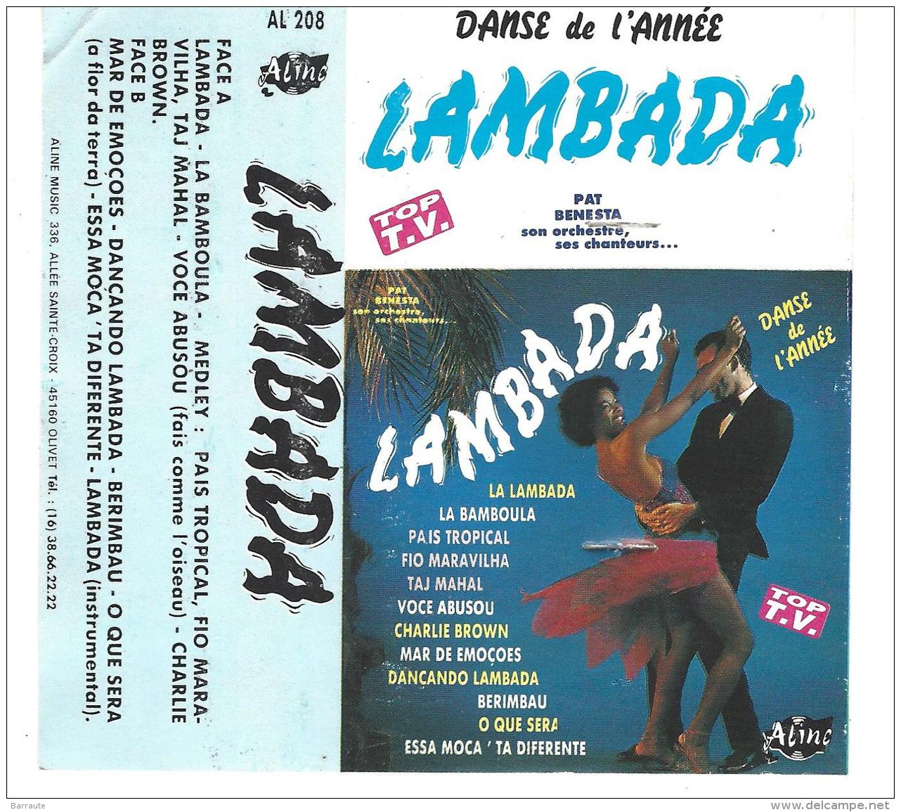 LAMBADA Danse De L Année K7  N° AL 208 - Audiokassetten