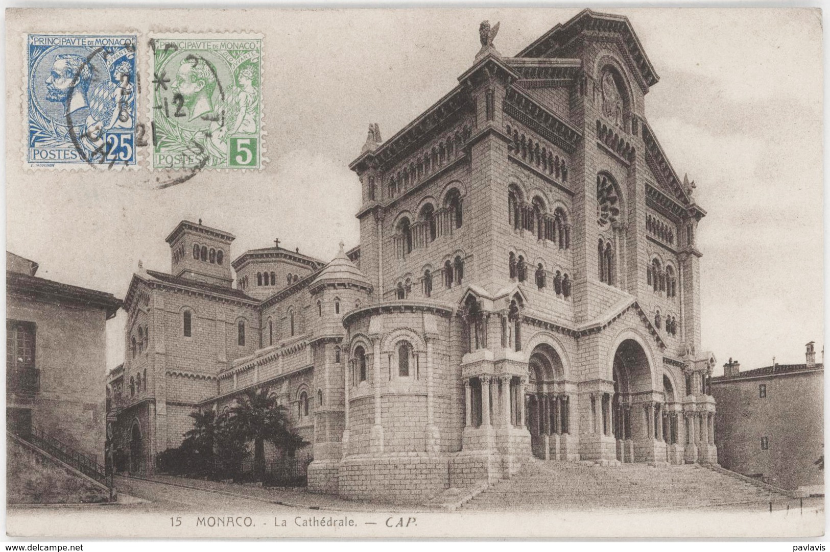 La Cathedrale - Saint Nicholas Cathedral - Monaco - Year 1921 - Saint Nicholas Cathedral