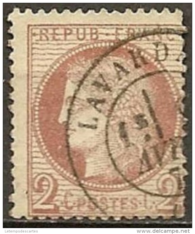 T 00713 - France 1872, N° 51 Oblitérés (impression Décentrée)  Côte 15.00 € - 1871-1875 Ceres