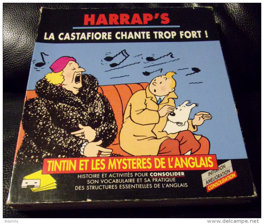 Harrap's : Tintin Et Les Mysteres De L'Anglais  La Castafiore Chante Trop Fort - Autres & Non Classés