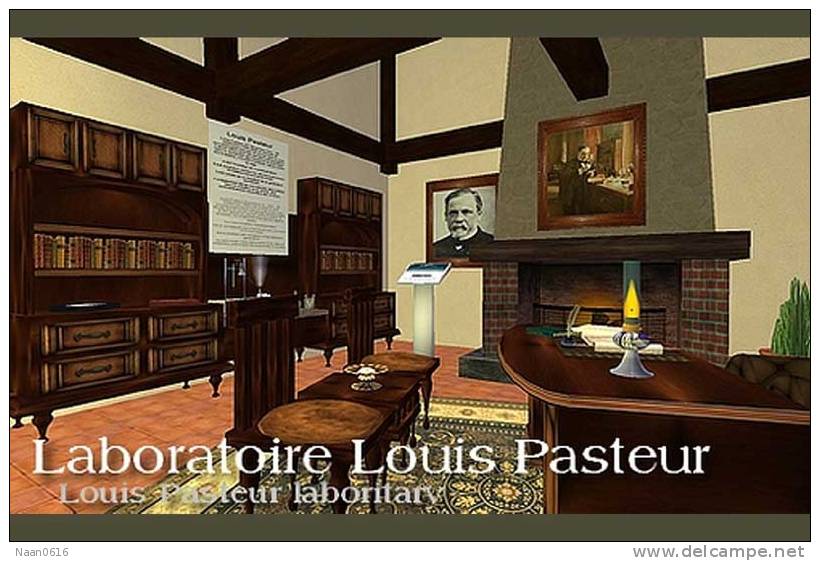 [Y31-12  ]   Chemist And Microbiologist  Louis Pasteur  , Postal Stationery -- Articles Postaux -- Postsache F - Louis Pasteur