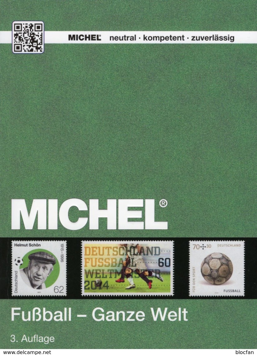 Fußball Catalogue MICHEL 2016 New 68€ Zur EM/Championat Fußballmarken Ganze Welt Topics Soccer Stamps Of The World - Sapere