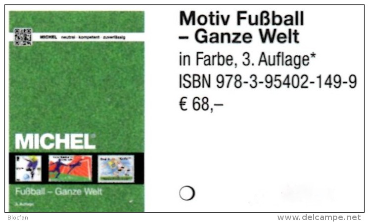 Fußball Catalogue MICHEL 2016 New 68€ Zur EM/Championat Fußballmarken Ganze Welt Topics Soccer Stamps Of The World - Saber