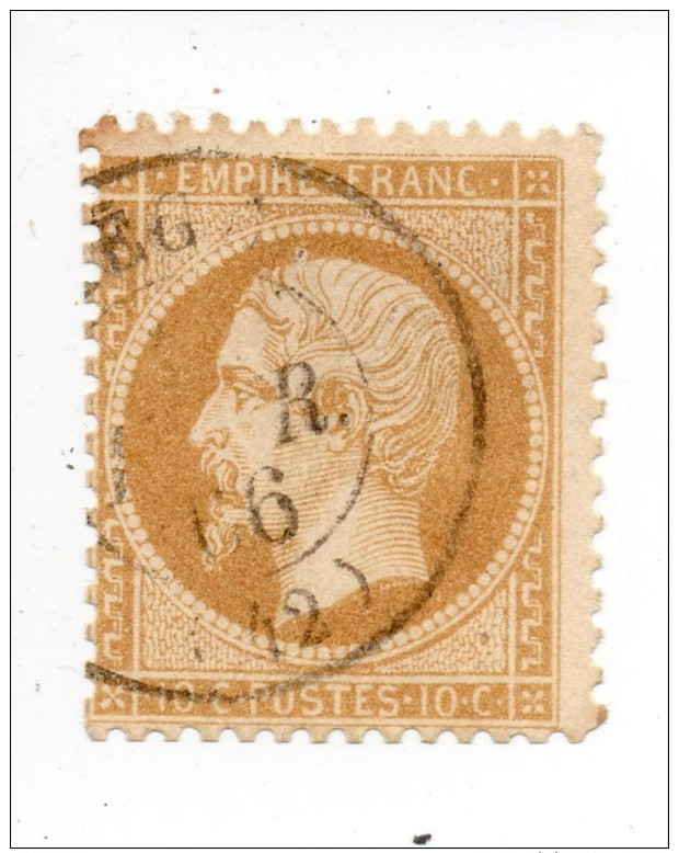 YT 21 Napoléon - Variété Multiples - CAD Loire Atlantique (42 à L'époque) - 1862 Napoléon III