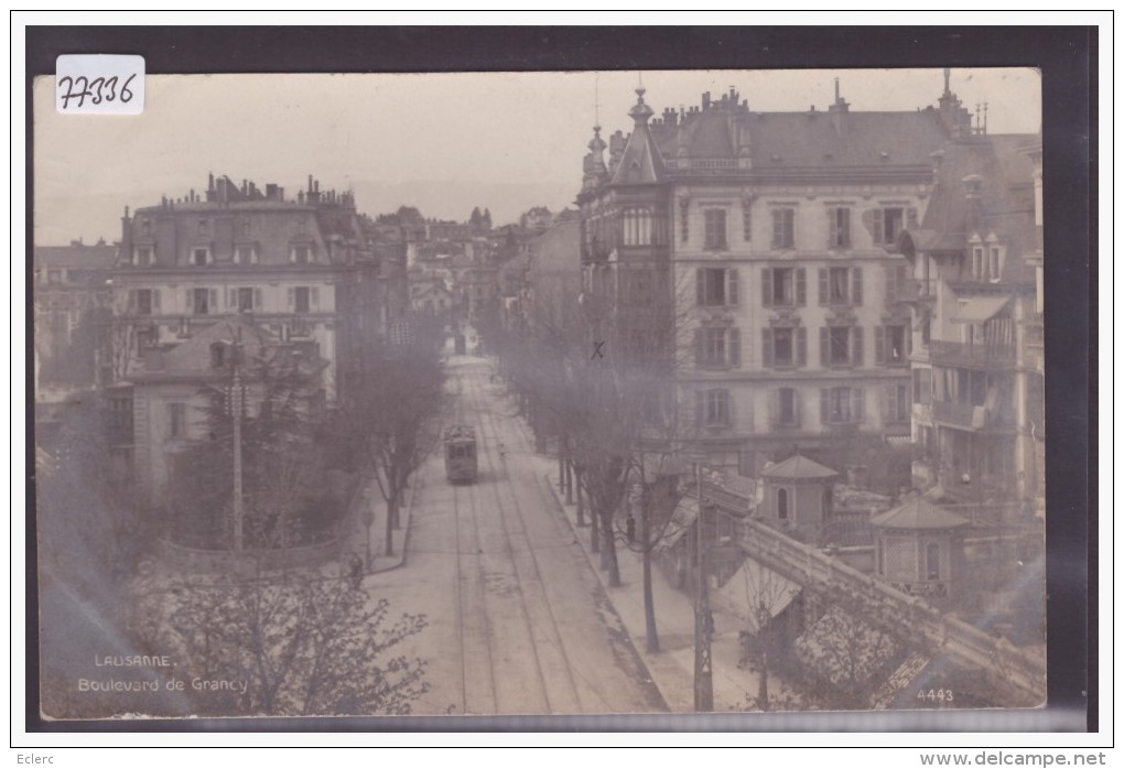 LAUSANNE - BOULEVARD DE GRANCY - TRAMWAY - TB - Grancy