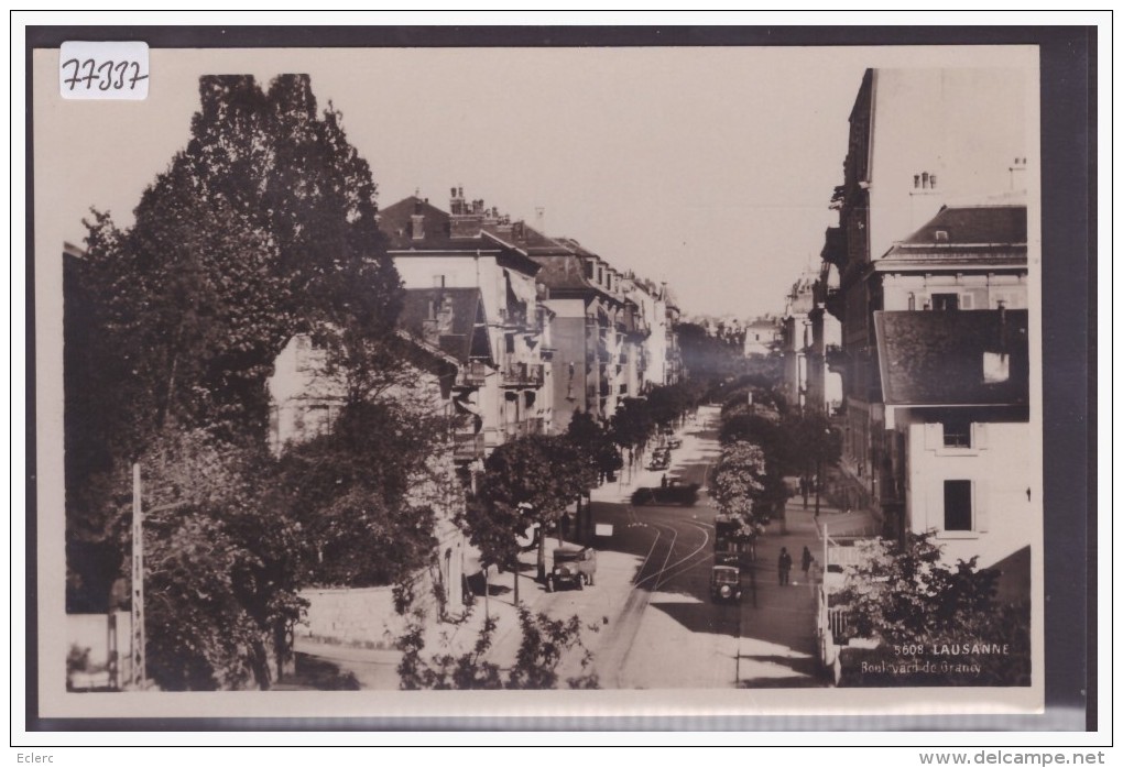 LAUSANNE - BOULEVARD DE GRANCY - TB - Grancy