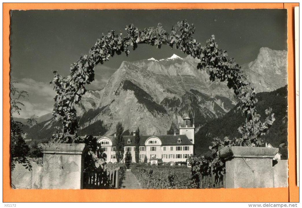 PCI-14 Maienfeld Schloss SAlenegg Mit Falknis. Foto Fetzer BAd Ragaz. Nicht Gelaufen - Maienfeld