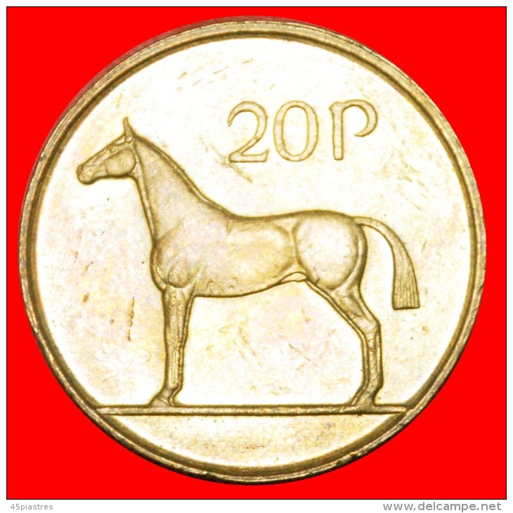 § HORSE: IRELAND &#9733; 20 PENCE 1988! LOW START&#9733; NO RESERVE! - Ierland