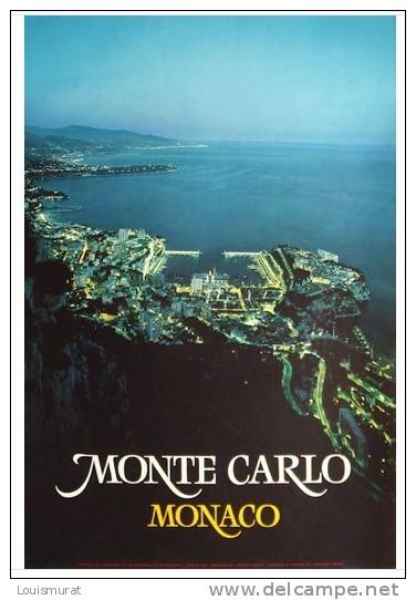 Affiche Draeger Pour Le Service Du Tourisme - Guy Ventouillac Photographe - Monte Carlo Monaco - Affiches